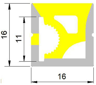 1616 side led neon tube